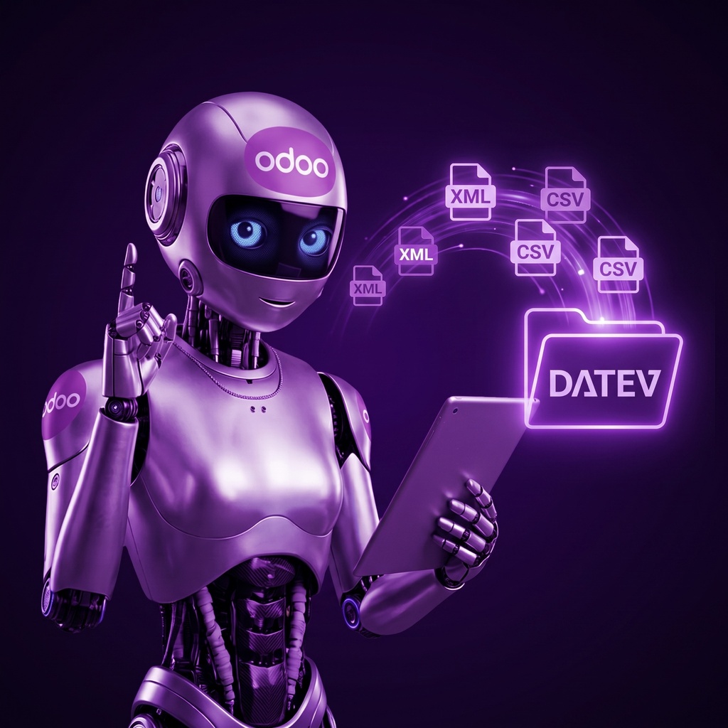 Odoo-DATEV Integration  & Support (XML, CSV)